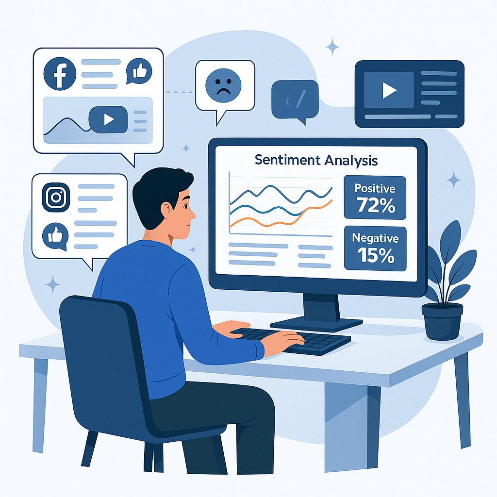 Social Insights — Sentiment & Analytics quotidiens